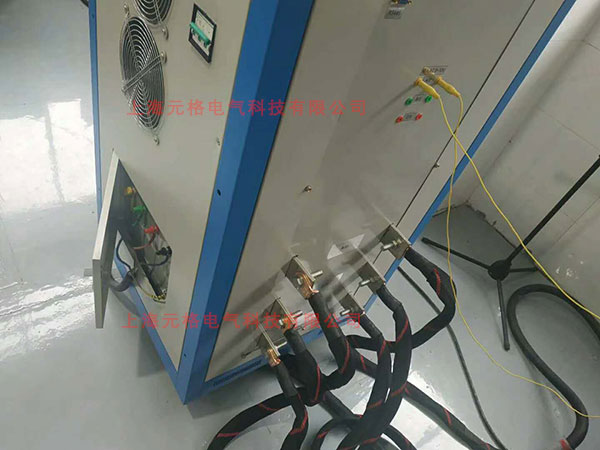 地鐵高鐵碳化塊溫升大電流發(fā)生器電阻檢測現(xiàn)場案例